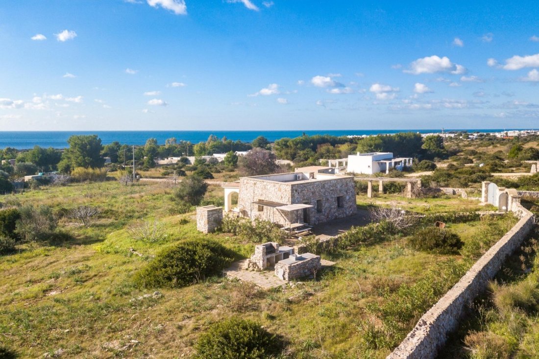 Sea View Villa In Pescoluse With Pool Project In Salve, Apulia, Italy ...