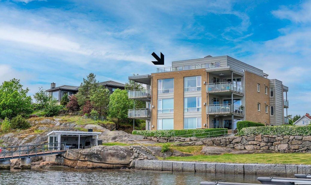 Penthouse Sandefjord, Noruega En Sandefjord, Vestfold Og Telemark ... - Penthouse Apartments With Norwegian Fjord View In Norway