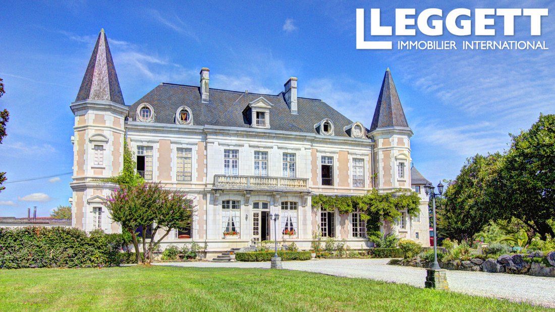 A Kingdom Between Sea & Sky: 19th-Century Château & Private Hamlet in Gascony’s Golden Hills