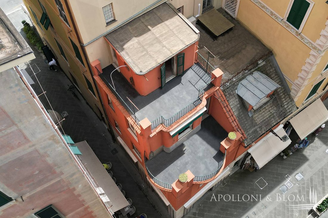 Three Story With Terraces, Santa In Santa Margherita Ligure, Liguria