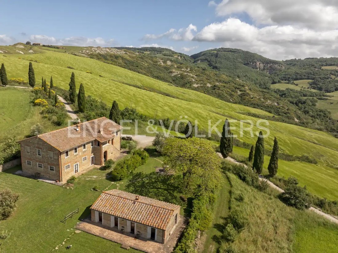 Maisons de campagne à Pienza, Toscane, Italie 3 - 14737920