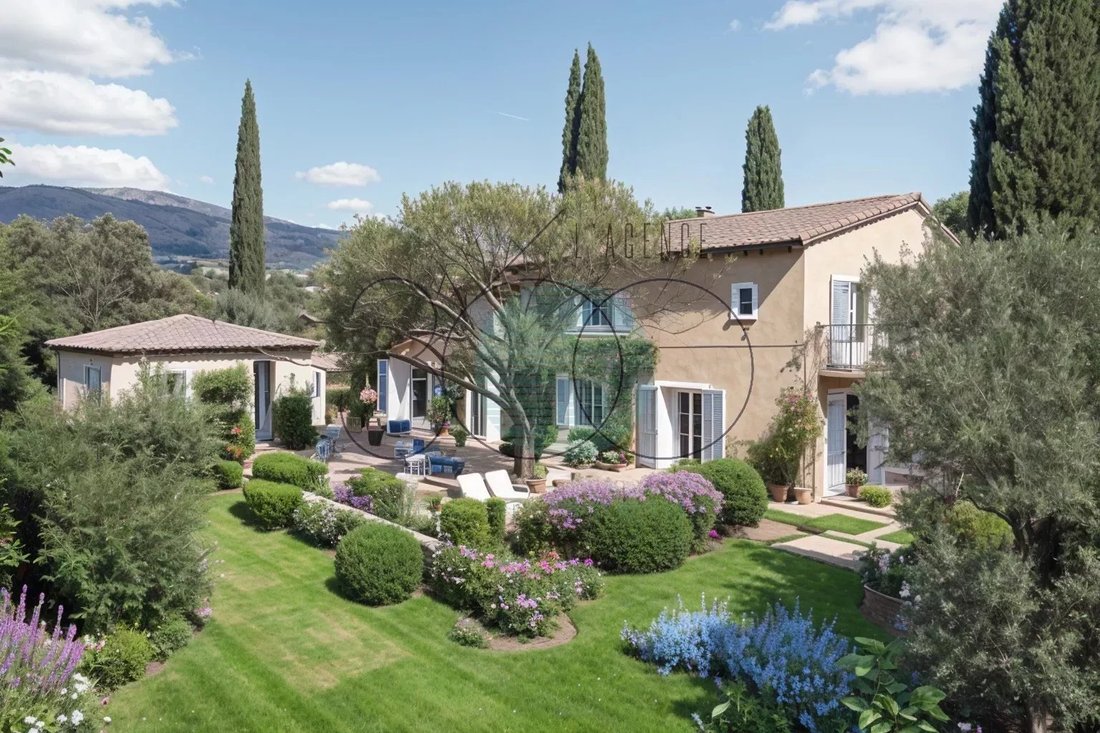 Charming Property Sea View In Valbonne, Provence Alpes Côte D'azur