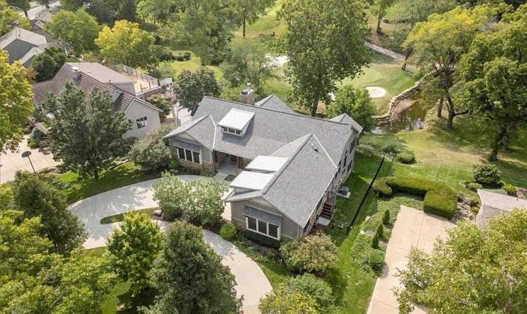 Custom Built One Owner Home On Golf Course In Leawood, Kansas, United
