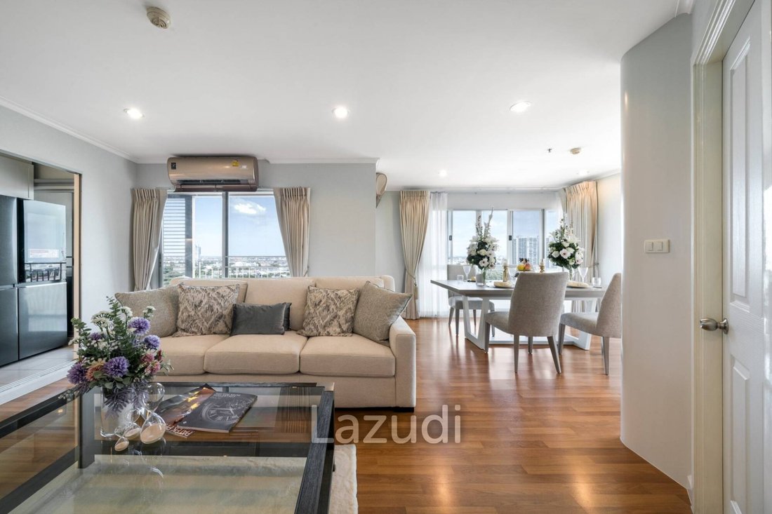 3 Bed 2 Bath 103 SQ.M Lumpini Park Riverside Rama 3