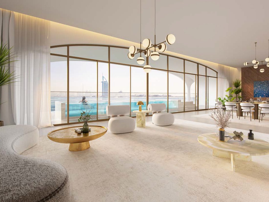Luxury Oceanfront Apartment On The Palm Jumeirah In Dubai, United Arab ...