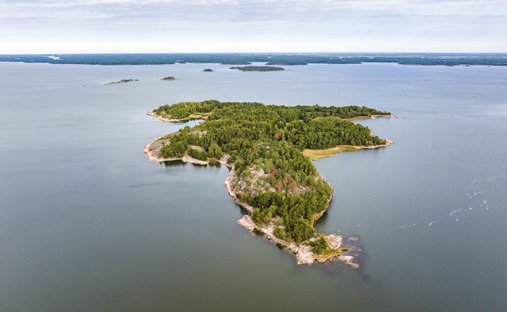 Isla Privada en Laupunen, Finlandia del Sudoeste, Finlandia 1