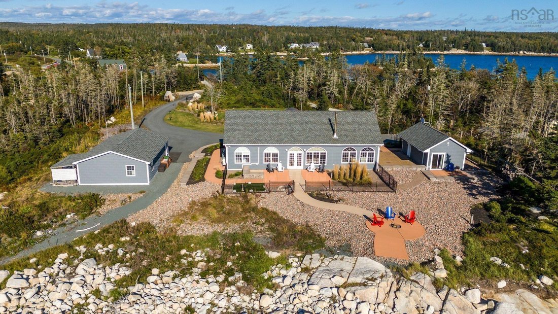 Stunning Oceanfront Estate In Indian In Indian Harbour, Nova Scotia