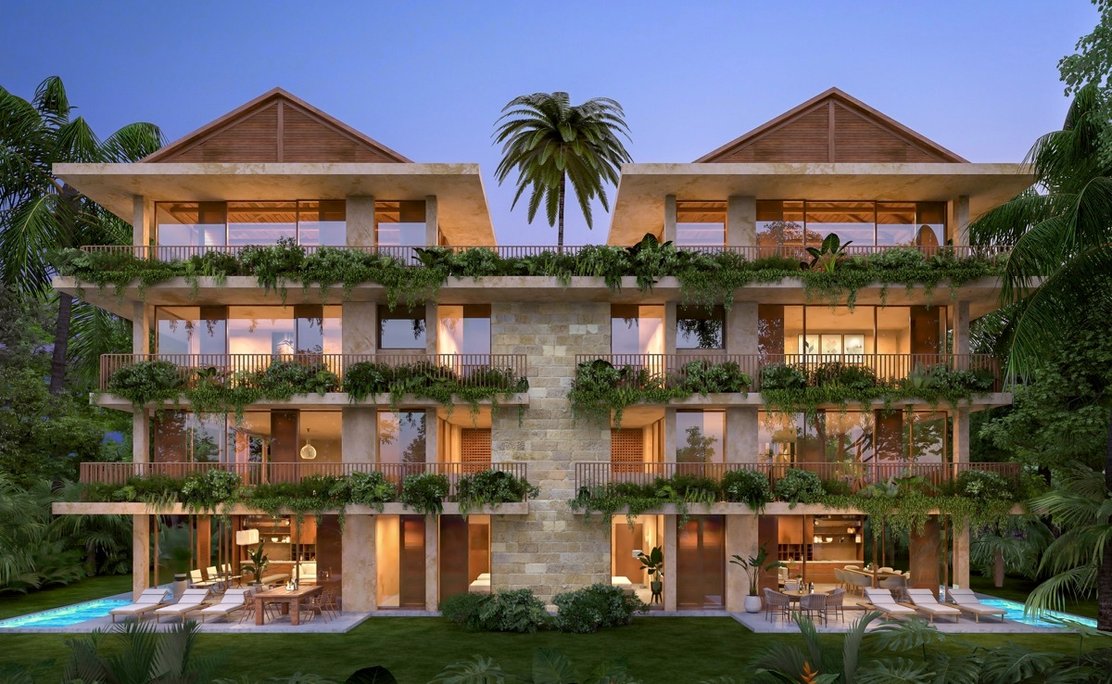 New condos for sale in an eco friendly jungle community in tulum 1