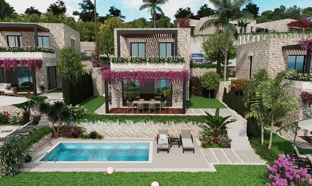 Luxurious 3 Bed Villas On Stunning Mediterranean Peninsula In Muğla ...