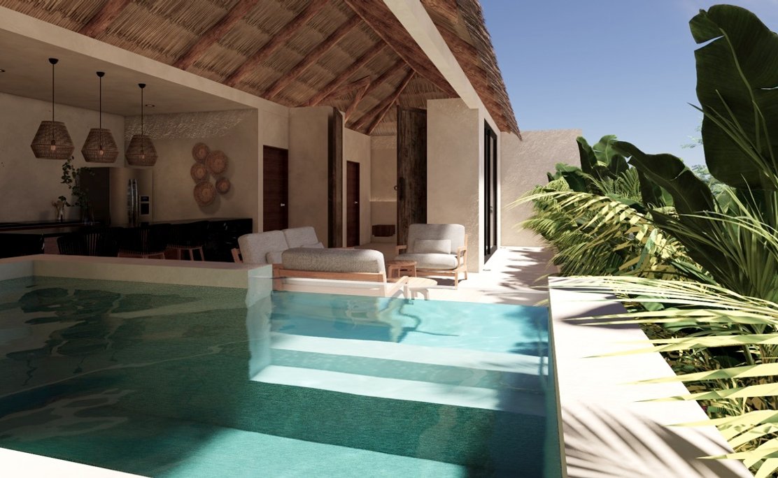 New luxury condos with private pools in tulum 1