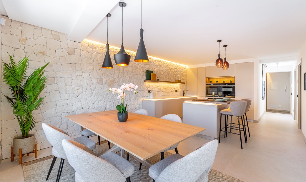 Image showcasing Renovated penthouse with parking in the city center