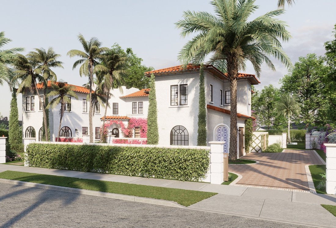 Historic Meets New Construction In In West Palm Beach, Florida, United