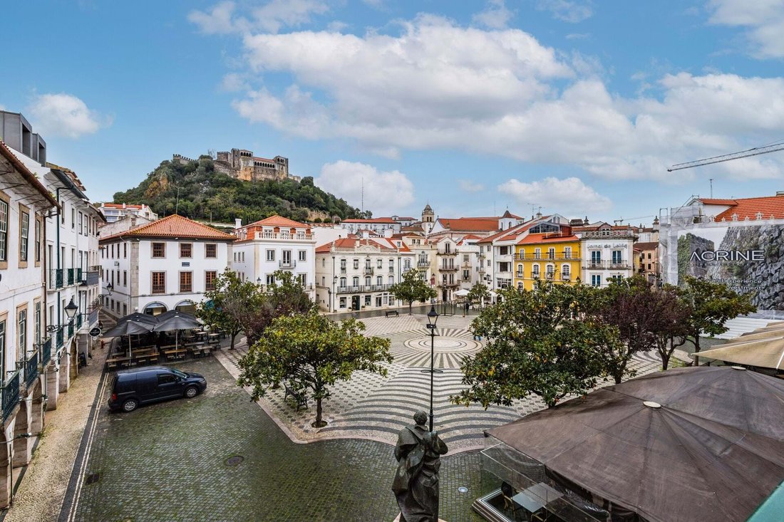 Top Floor And Attic In Historic Building In Leiria, Leiria District
