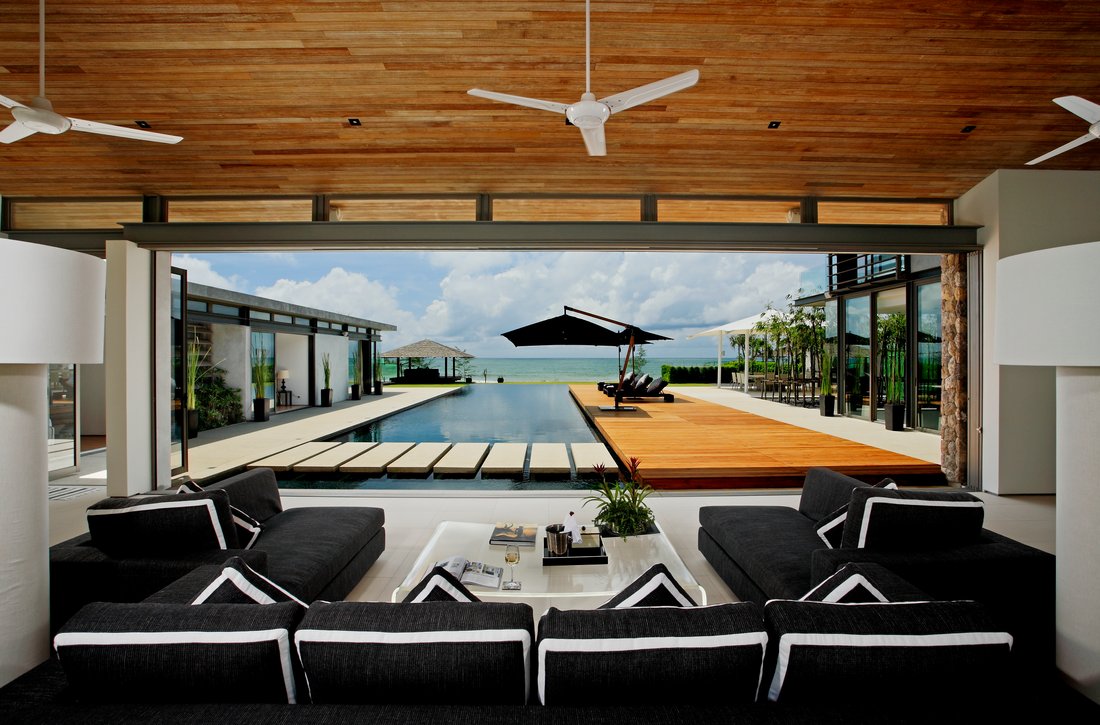 Absolute Beachfront Modern Minimalist Luxury Villa Natai Beach