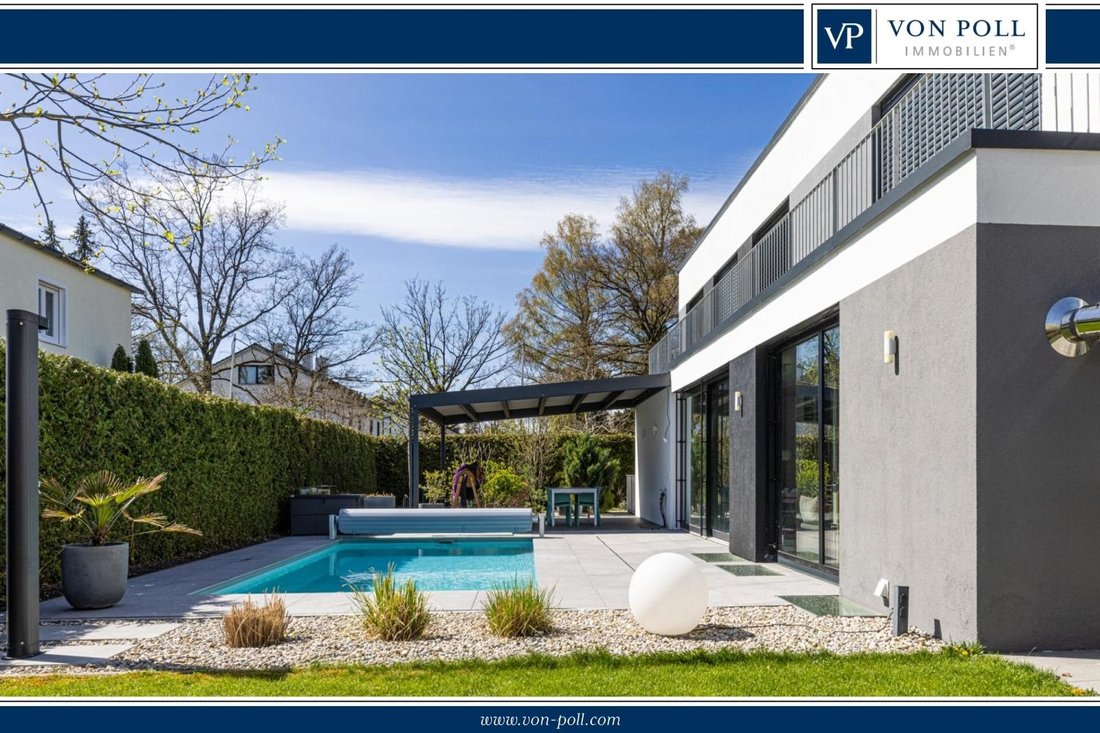 Spectacular Bauhaus Style Villa In Hohenbrunn, Bavaria, Germany For