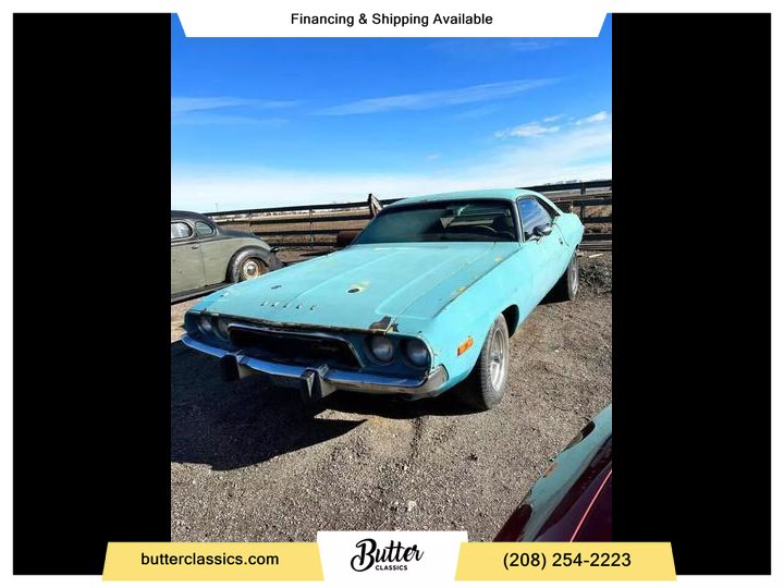 1973 Dodge Challenger In Boise, Id, United States For Sale (14829678)