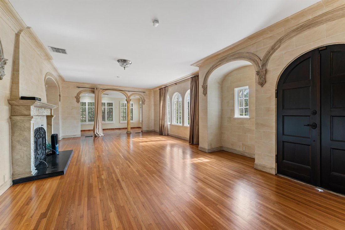 Beautiful Mediterranean Style Pool In West Palm Beach, Florida, United
