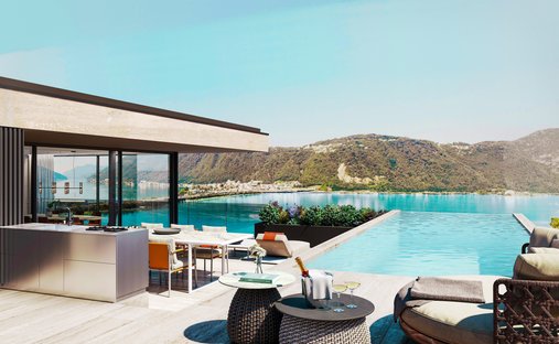 Penthouse in Bissone, Ticino, Switzerland 1