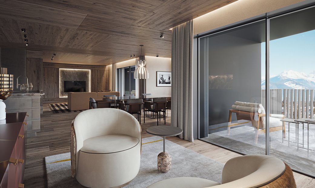 Fendi Private Residences Secondary Home In Crans Montana, Valais