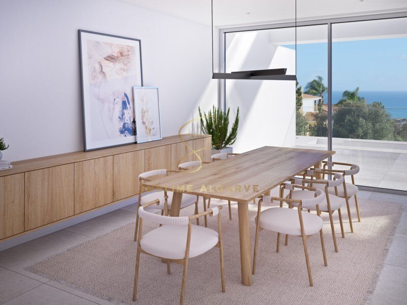 New Villa With Sea View In Praia Da Luz, Lagos, In Luz, Algarve