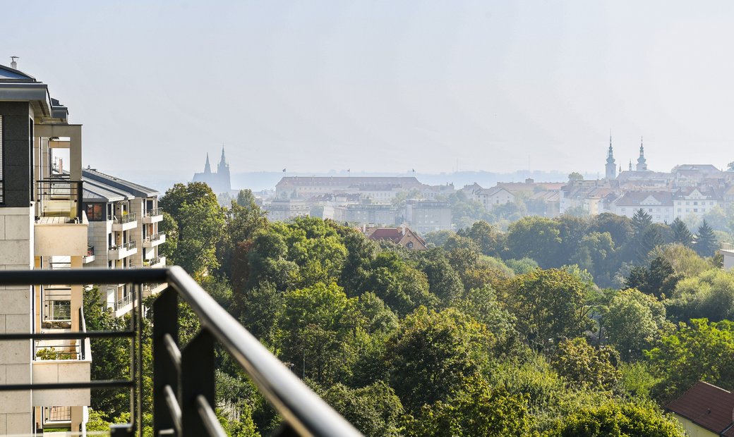 Expansive Penthouse With Breathtaking Prague Castle In Prague, Prague ...
