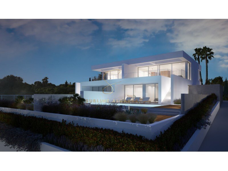 New Villa With Sea View In Praia Da Luz, Lagos, In Luz, Algarve