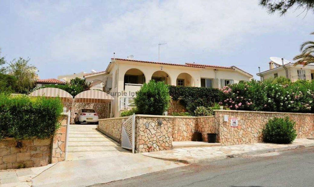 3 Bed Villa In Coral Bay In Peyia, Paphos, Cyprus For Sale (14840751)
