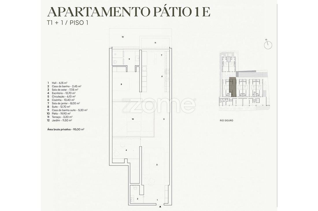 Apartment in Lordelo do Ouro e Massarelos, Porto District, Portugal 1 - 14843929