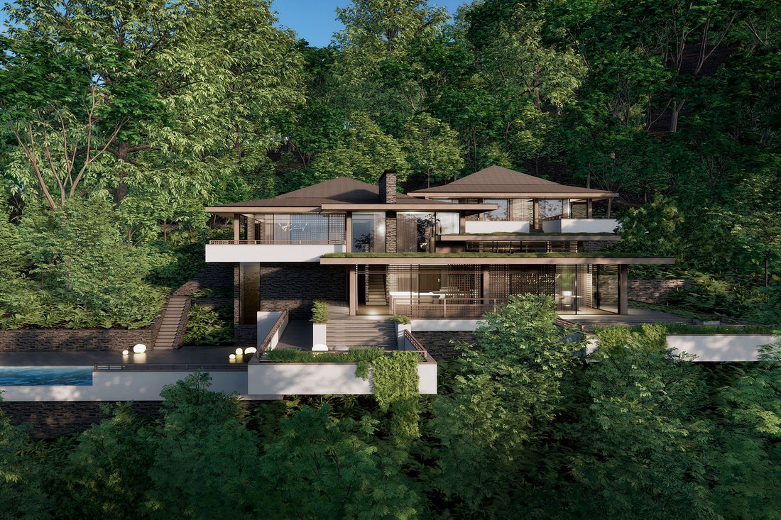 Haiku Inspired Villa Saba In Troy Hill, Bonaire, Sint Eustatius And