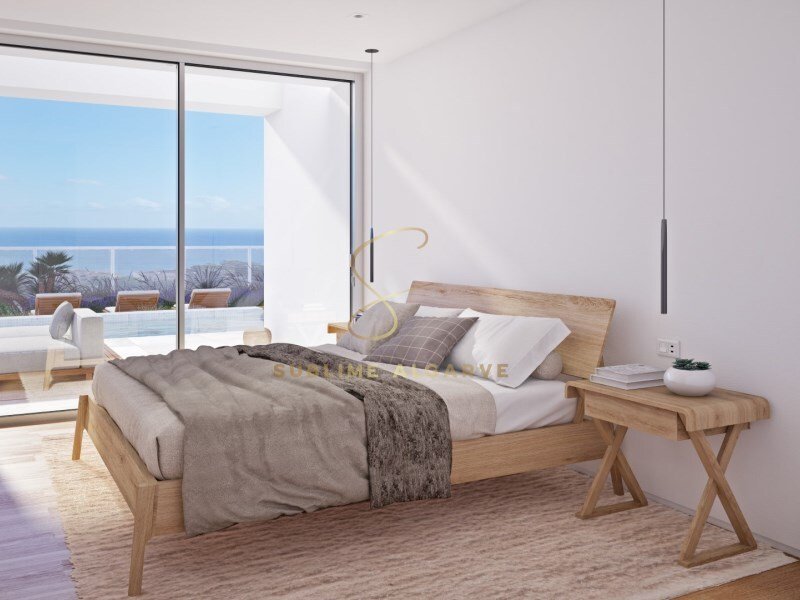 New Villa With Sea View In Praia Da Luz, Lagos, In Luz, Algarve