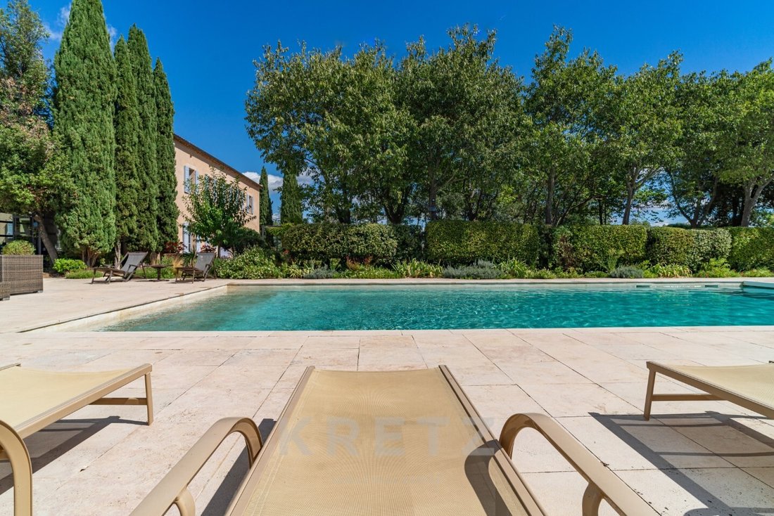Bastide In The Heart Of The Vineyards In Montpellier, Occitanie, France