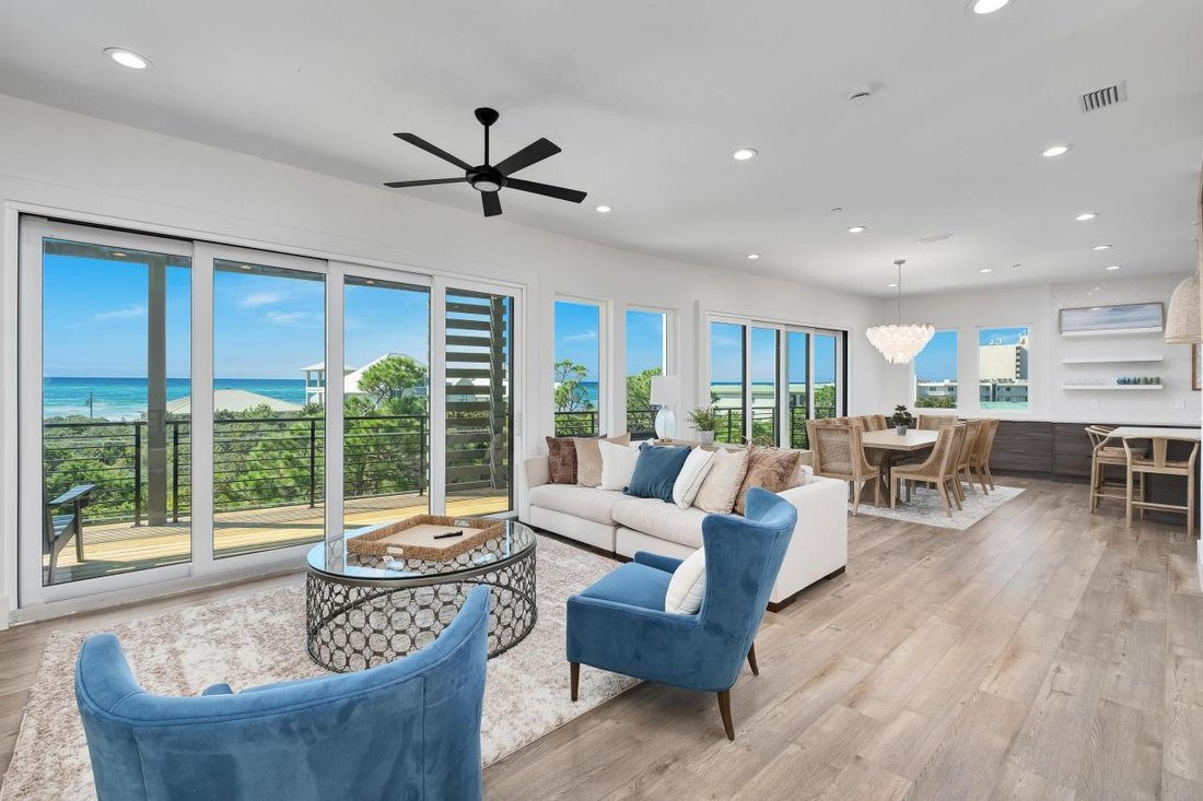 Modern Beach Flair In Seagrove In Santa Rosa Beach, Florida, United