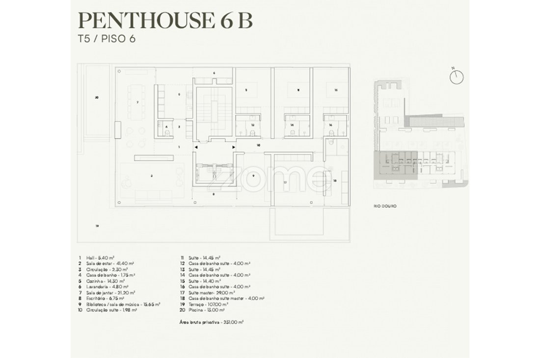 Wohnung in Lordelo do Ouro und Massarelos, Distrikt Porto, Portugal 1 - 14843965