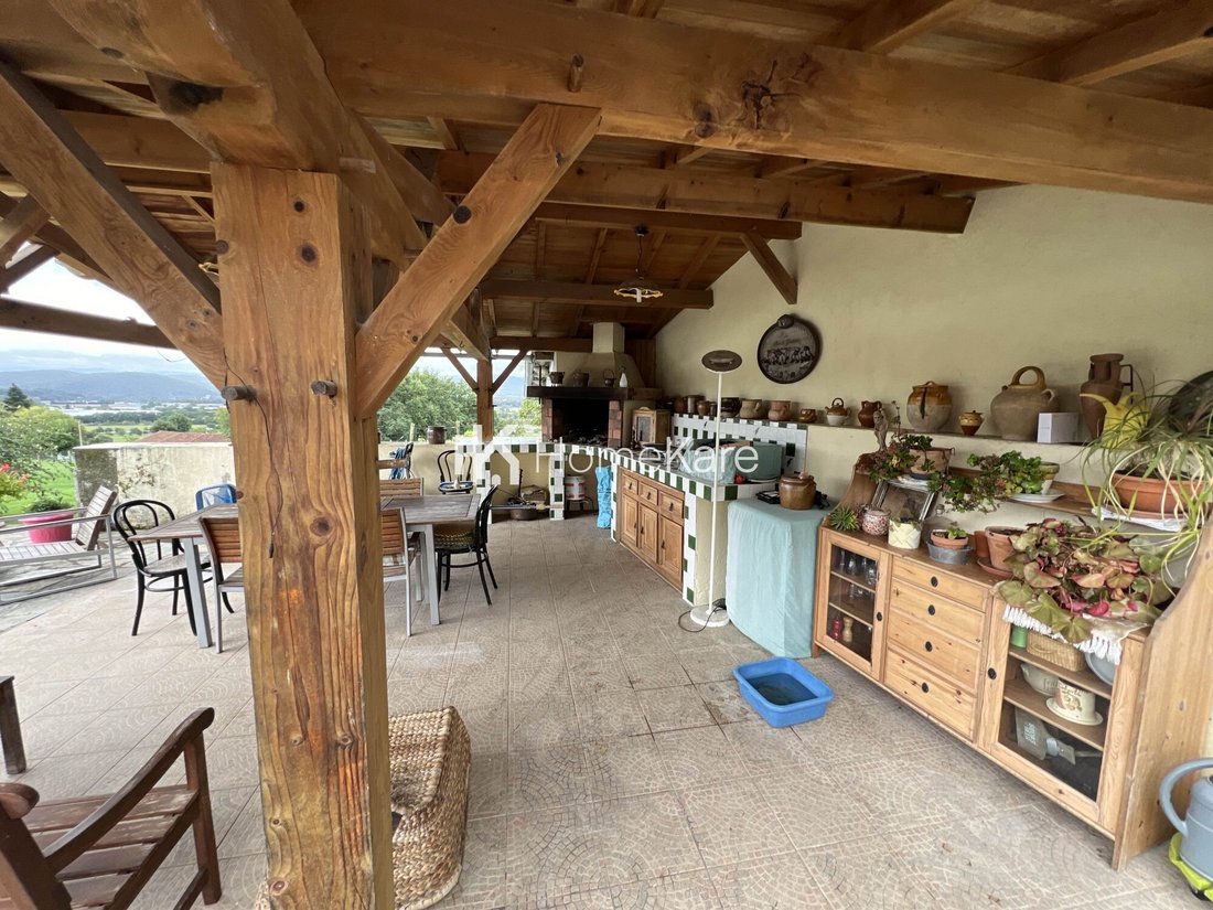 Villeneuve De Rivière House In Villeneuve De Rivière, Occitanie, France