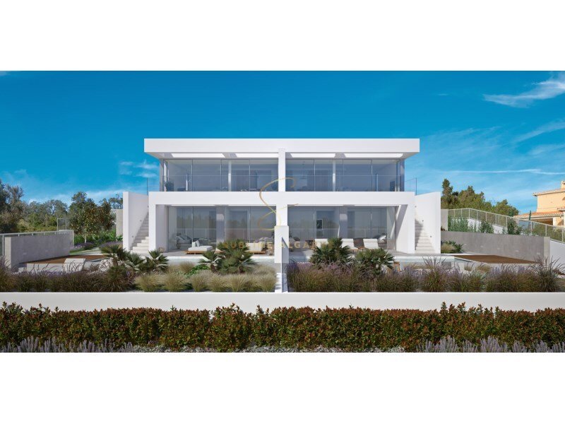 New Villa With Sea View In Praia Da Luz, Lagos, In Luz, Algarve