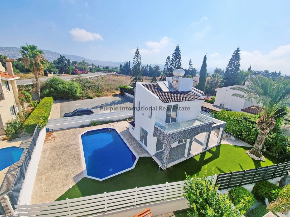 3 Bed Villa In Coral Bay In Peyia, Paphos, Cyprus For Sale (14840922)