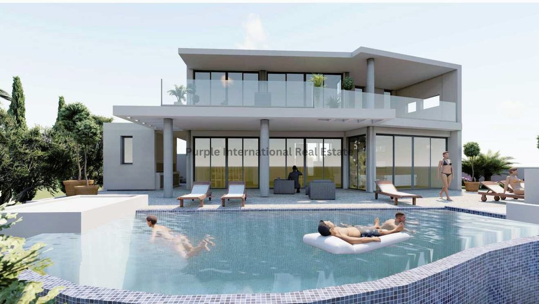 Luxury 4 Bed Villa In Coral Bay In Peyia, Paphos, Cyprus For Sale