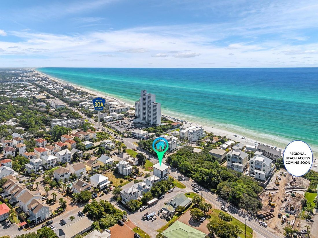 Modern Beach Flair In Seagrove In Santa Rosa Beach, Florida, United