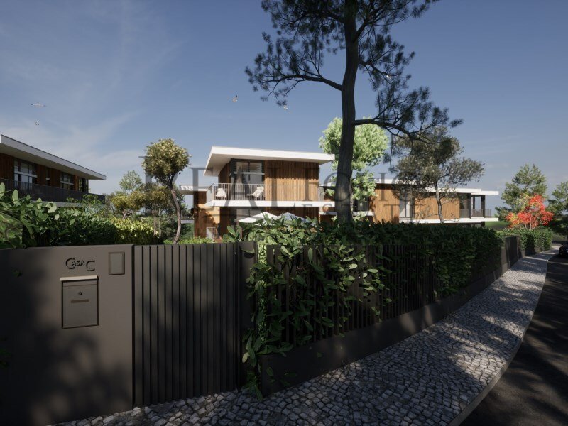 Land With Approved Project For 4 Villas, In Estoril In Cascais