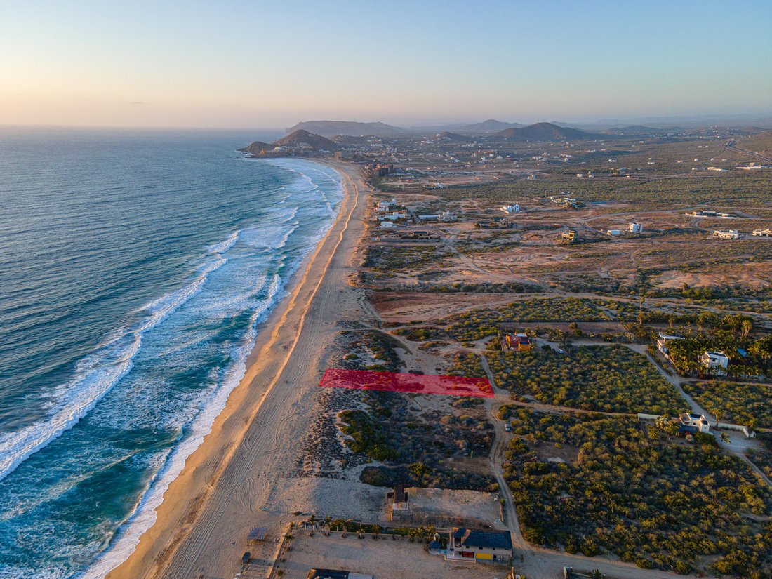Beachfront Lot With 65ft Of In Los Cerritos, Baja California Sur