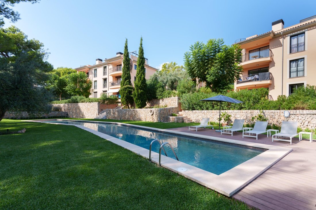 Picture of Luxury Garden Apartment In Mal In Es Camp De Mar, Balearic Islands ...