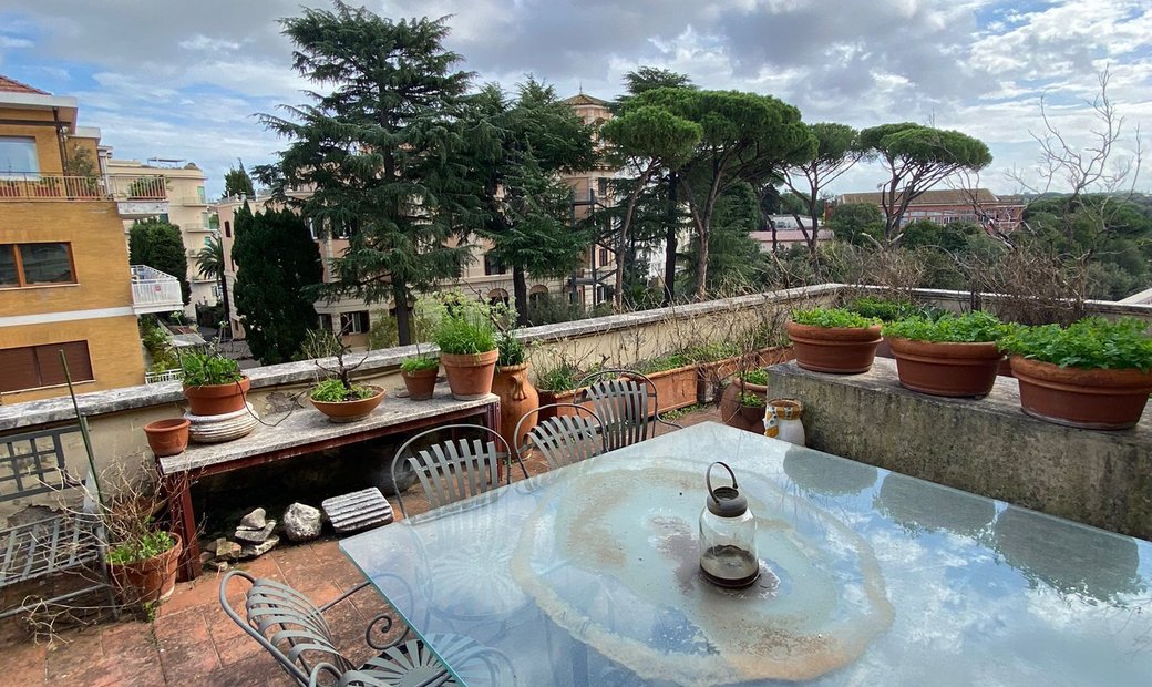 Elegant Penthouse, Located In The Prestigious Parioli In Rome, Lazio