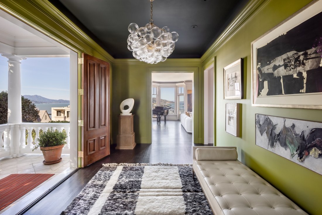 Panoramic View Russian Hill Estate In San Francisco, California, United