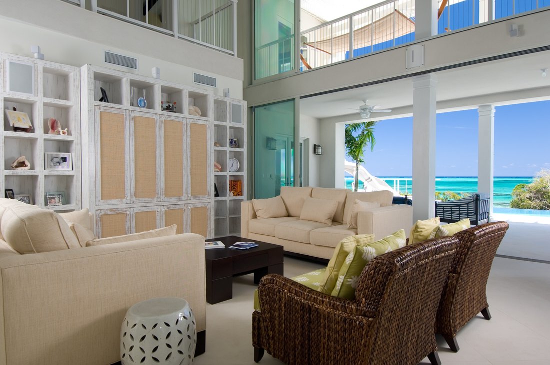 Azure In Cooper Jack Bay Settlement, Caicos Islands, Turks And Caicos