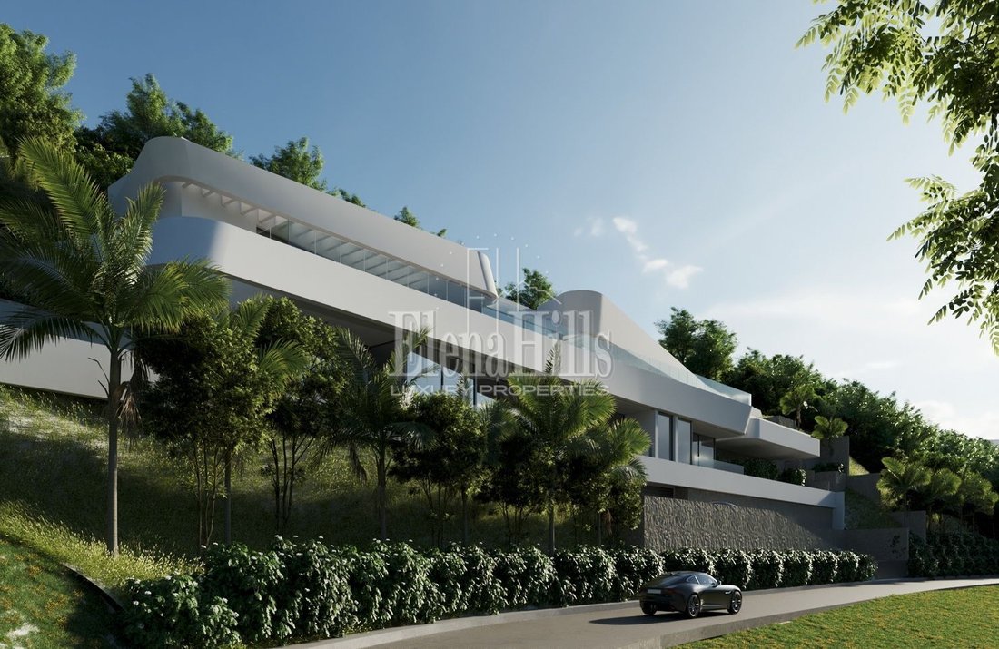 Modern Villa With Stunning Views Of The Mediterranean, Altea, In Altea