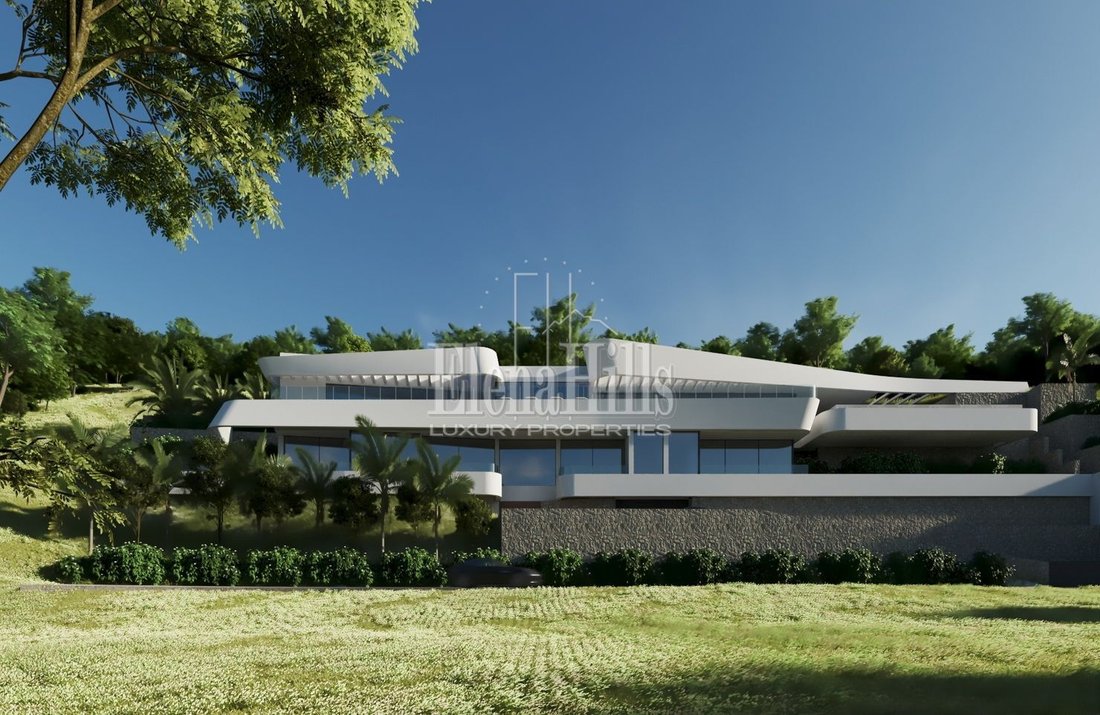 Modern Villa With Stunning Views Of The Mediterranean, Altea, In Altea