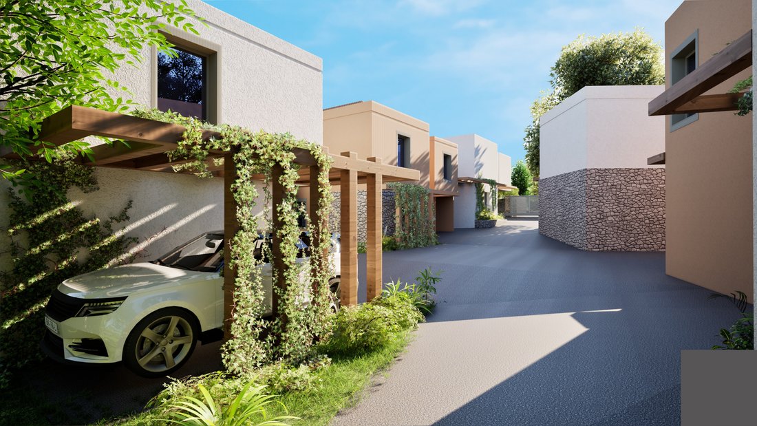 Near Village Detached Villa In La Turbie, Provence Alpes Côte D'azur