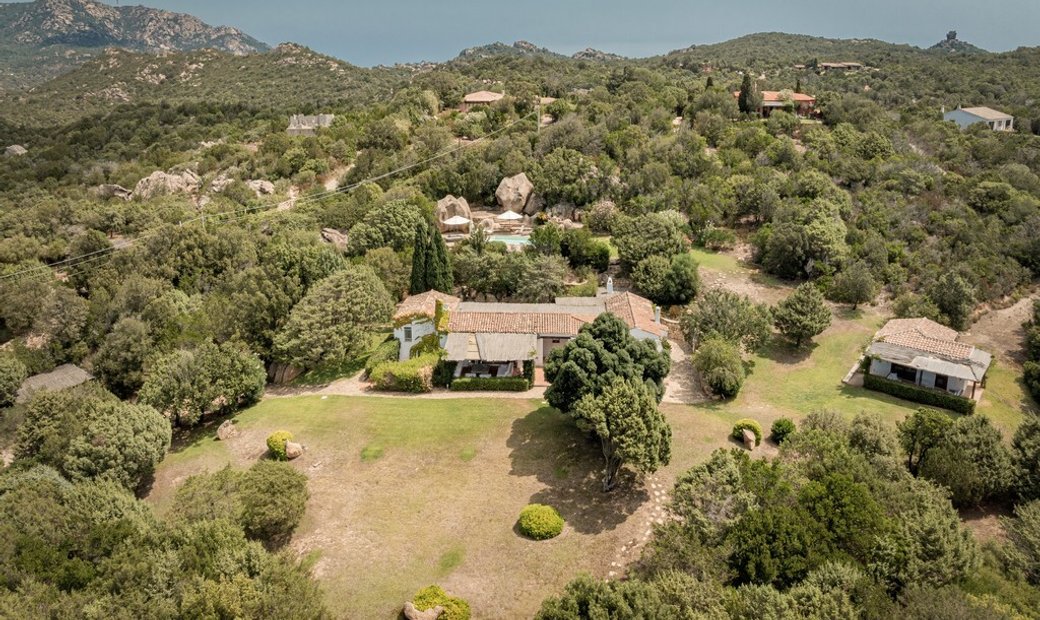 Tranquil Mediterranean Retreat In The In San Pantaleo, Sardinia, Italy