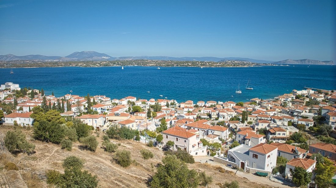 Land in Spetses, Attika, Griechenland 1 - 14869898