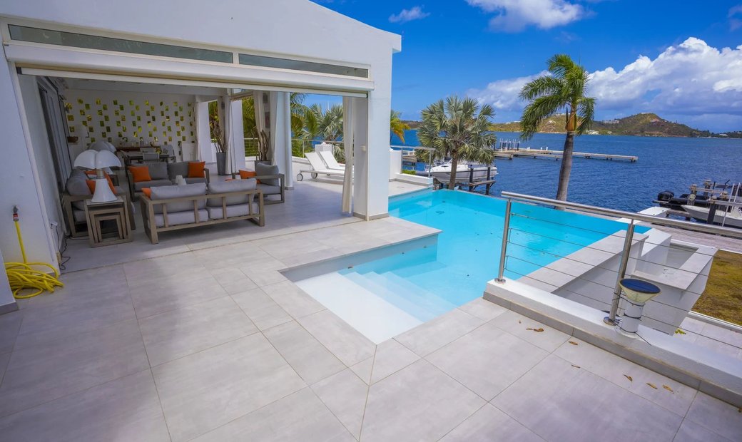 Elegant Lagoon Front Retreat In Sint Maarten For Sale (13471401)